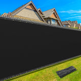Kesfitt Chain Link Fence Privacy Screen 6x50FT, 90% Privacy Outdoor Fence Cover with Brass Grommets