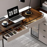 Lartis Office Desk, Very Easy to Assemble, Computer Desk, Home Telescopic Writing Desk