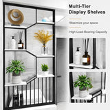 Metal Room Divider Privacy Screen Decorative Entryway Partition