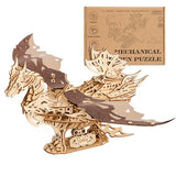 UPLIKE 3D Wooden Puzzles for Adults: 352pcs Dragon Ship Model Kits for Men - Brain Teaser Wooden Hobby Puzzle Toys - Creative Wooden Model Building Kits for Christmas Birthday Gifts Home Decor