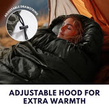TANSTRIDER XXL Winter Sleeping Bags for Adults Cold Weather,Camping Sleeping Bag for Kids with Compression Sack,4 Season Camping Essentials Gear for Hiking,Traveling,Outdoor,Backpacking,Climbing