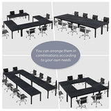 Tribesigns 13FT Conference Table,Large Rectangle Meeting Seminar Table for 10-14 Person