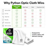 PYTHON OPTIC Premium OLED Microfiber Cleaning Cloth, 12 x 16 in