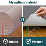 Placoot Desk Chair Mat for Hardwood Floor & Tile 55"x35" Office Chair Mat for Rolling Chairs Large Anti-Slip-Recyclable