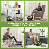 ANCHEER Under Desk Elliptical Machine, Mini Elliptical Machines for Seniors, Electric Seated Pedal Exerciser, LCD Display Monitor, Remote Control, Leg Exerciser for Home