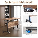 Aethelwyn Modular Folding Conference Table with Wheels