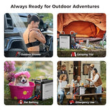 CAMPLUX Nano 3 Ultra, Constant Temperature Portable Propane Water Heater, Rechargeable Water Heater & Shower Pump, CSA Certified Safety, Propane Camping Shower, for RVs, Hiking, Fishing & Glamping