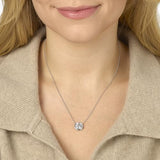 IGI Certified 1/4 to 3 Carat Lab Grown Diamond Round Solitaire Pendant Necklace