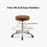 Rolling Stools with Wheels Heavy Duty Swivel Stool Chair Height Adjustable Desk Stool