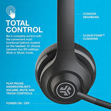 JLab Go Work Wireless Headsets with Microphone, 45+ Playtime PC Bluetooth Headset and Multipoint Connect to Laptop