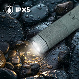 Telescopic Camping Lights,Portable Camping Lantern with Storage Bag,10500mAh Rechargeable Outdoor Adventure Emergency Light,Waterproof LED Work Lights with Magnetic (Gray)