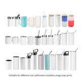 Tumbler Heat Press Machine Blue Mug Press Machine for 30 OZ 20 OZ 16 OZ Straight Sublimation Blanks Skinny