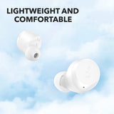 True Wireless Earbuds, Bluetooth 5.3, App, Customized Sound, 28H Long Playtime, Water-Resistant (White) Soundcore