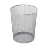 Rubbermaid Commercial Products Concept Collection Mesh Metal Trash Can, 5-Gallon, Pack of 6