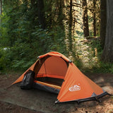 camppal 1 Person Tent for Camping Hiking Mountain Hunting Backpacking Tents 4 Season Resistance to Windproof Rainproof and Waterproof