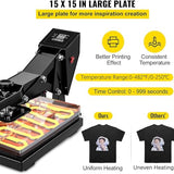 15" x 15", High Pressure for Digital Industrial-Quality Sublimation Printer for Heat Transfer Vinyl