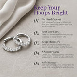 Diamond Huggie Earrings for Women