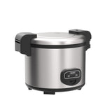 60-Cup (Cooked) (30-Cup UNCOOKED) Commercial Rice Cooker, Stainless Steel Exterior (ARC-1130S), Silver AROMA