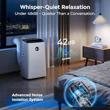 AGTANA 16000 BTU Portable Air Conditioner Inverter (12000 BTU SACC), 42dB Quiet, Dual Hose, Fast Cooling AC Unit for Large Room up to 750 sq. ft, 3-in-1 Portable AC with Dehumidifier, Self-Evaporating