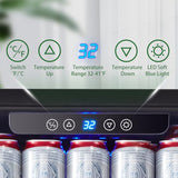 Kalamera Beverage Refrigerator, 24 inch Under Counter Beverage Cooler