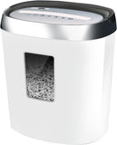 5-Sheet Cross Cut Paper Shredder 20l Heavy Duty Home Office Shredder for Credit Card Staple Clip with Transparent Window