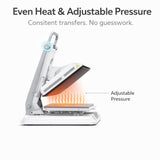 Stahls MerchMaker Heat Press 15” x 15” – Compact Heat Press Machine with LCD Display, Adjustable Temperature