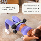 Bellabooty Belt Mini - Bellabooty Exercise Hip Thrust Belt Mini – For Dumbbells, Kettlebells, and Plates – Slip-Resistant Padding for Hip Protection