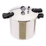 Pressure Canner 22-Quart, Silver Aluminum Pressure Cooker Stainless Steel Pressure Canner 22 Quart Induction Built-in Pressure Gauge with Rack
