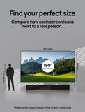 AWOL VISION 180-inch Projector Screen Fixed Frame, 1.3 dB Peak Gain, The Perfect Combo with LTV-2500, 80% Picture Quality Improved, 4K / 8K Ultra HD, Active 3D Wall Mount Projector Screen, MW-180