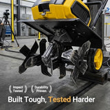Mellif 40V Cordless Garden Tiller/Cultivator Compatible with Dewalt 20v Max Battery (Tool Bare) 14.2'' Width 8.7'' Depth 16 Steel Tines