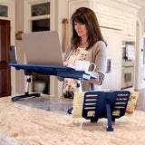 TotalDesk Portable Workstation and Lap Desk with Adjustable Height