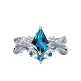 Topaz Wedding ring set (Topaz) Kite