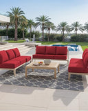 ACTREST Luxury 6-Inch Outdoor Seat Cushions - 24x24 Water&UV&Fade Resistant 1 Set Comfortable Patio Furniture Cushion for Wicker Dining Rocking Swivel Chairs