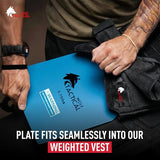 Wolf Tactical Fitness Weight Vest Plates - 5.75/8.75/14.5/19.75 lb Pairs for Training