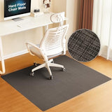 BAGAIL Office Chair Mat for Hardwood Floor, 35"x47" Heavy Duty Computer Chair Mat - Fast Flat & Smooth Glide - Dark Brown