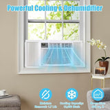 12000 BTU Window Air Conditioner with Remote,115V, Fastcooling for 550 Sq.Ft Room, WiFi Enabled, Reusable Filter, Auto Restart, Fan, Sleep, Ideal for APT, Living Room, Office