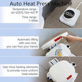 2 in 1 Heat Press Machine for T-Shirts and Hats, 15x12 Inch Professional T-Shirt Press Machine for Sublimation