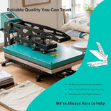 16x24 Heat Press Machine for T Shirts, Semi-Automatic Auto Open Heat Transfer Machine with Slide-Out Drawer, Infrared Laser Alignment
