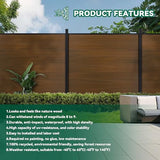 Mondaria Outdoor Semi-Closed Fence Privacy Screen