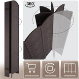 Rose Home Fashion 6 ft Tall Room Divider, Room Dividers and Folding Privacy Screens
