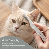 Ali+Oli Pets Eye Comb for Dogs & Cats – Fine Tooth Tear Stain Remover Comb – Pet Face Grooming Comb for Removing Eye Gunk, Debris & Tear Stains