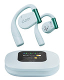 Cleer ARC 3 Open Ear Headphones - Dolby Audio, Snapdragon Sound True Wireless Earbuds, 50Hr Battery, Blue Cleer