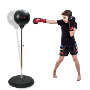 Champs MMA Kids Boxing Freestanding Reflex Bag Dummy, for Kids Ages 6-16 – Kids Punching Bag with Stand and Gloves Set, Exercise Equipment for Agility, Hand-Eye Coordination Workout Kit Champs MMA