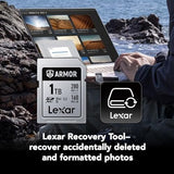 Lexar 1TB Armor Silver PRO SD Memory Card, 280MB/s Read, 6K, V60, UHS-II