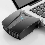KMWHPJN Computer Laptop Cooler Cooling Pad Fan Notebook Temperature Display Rapid Heatsink