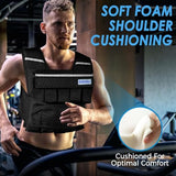 ExtreSpo Adjustable Weighted Vest for Men Women, 40lb Rucking Weight Vests Adjustable for Running, Training Workout, Jogging, Walking