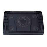 Fan Laptop Cooling Pad USB Powered Notebook Cooler Stand Black