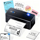 ASprink Bluetooth Shipping Label Printer, 4x6 Thermal Label Printer for Small Business