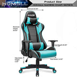 Homall Gaming Chair, Office Chair High Back Computer Chair Leather Desk Chair Racing Executive Ergonomic Adjustable Swivel Task Chair