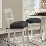 Shinnwa Kitchen Chair Cushions Set of 6, Dual-Layer Memory Foam Dining Chair